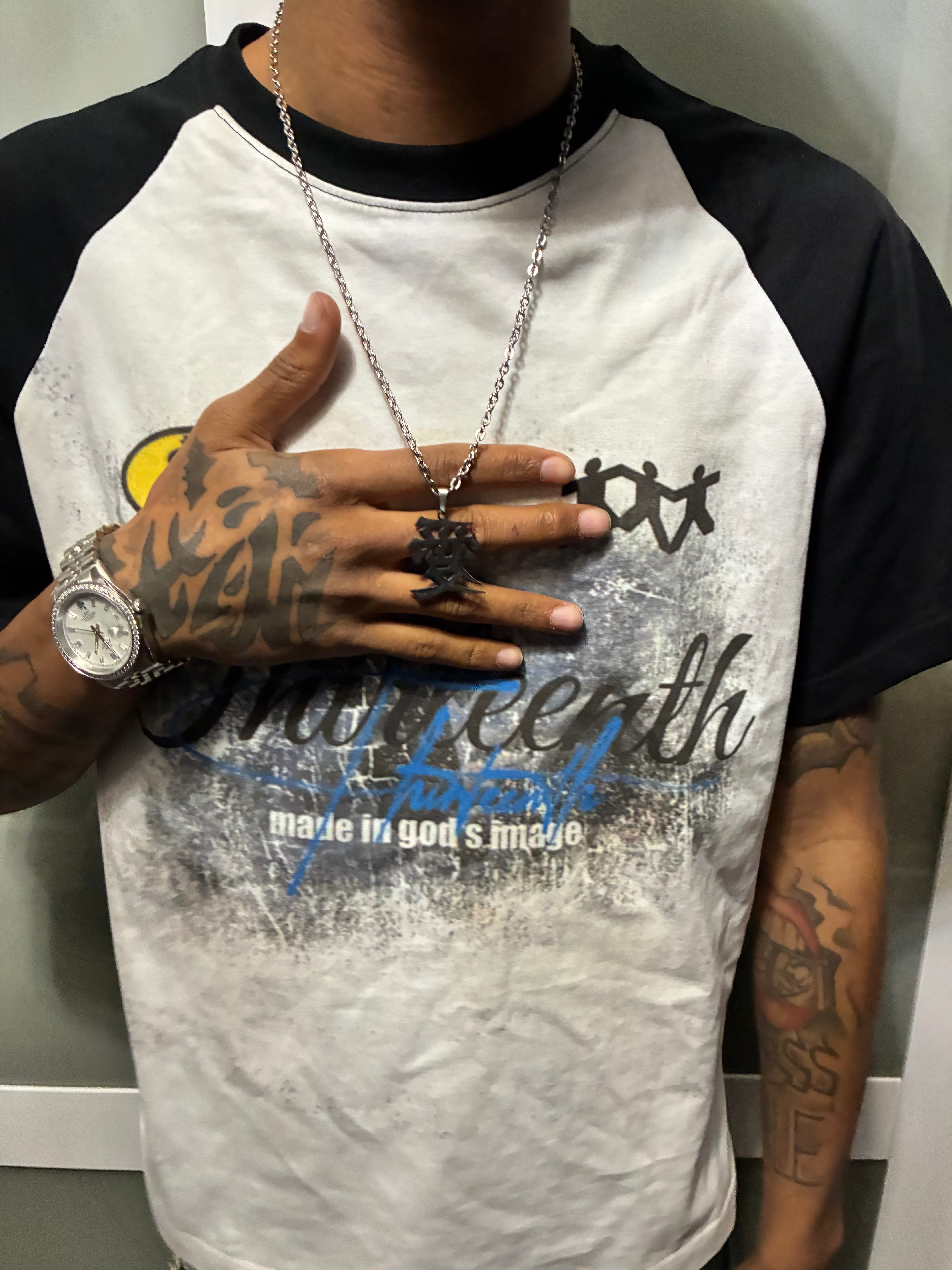 THIRTEENTH “ 3MAGE “ WHITE TEE