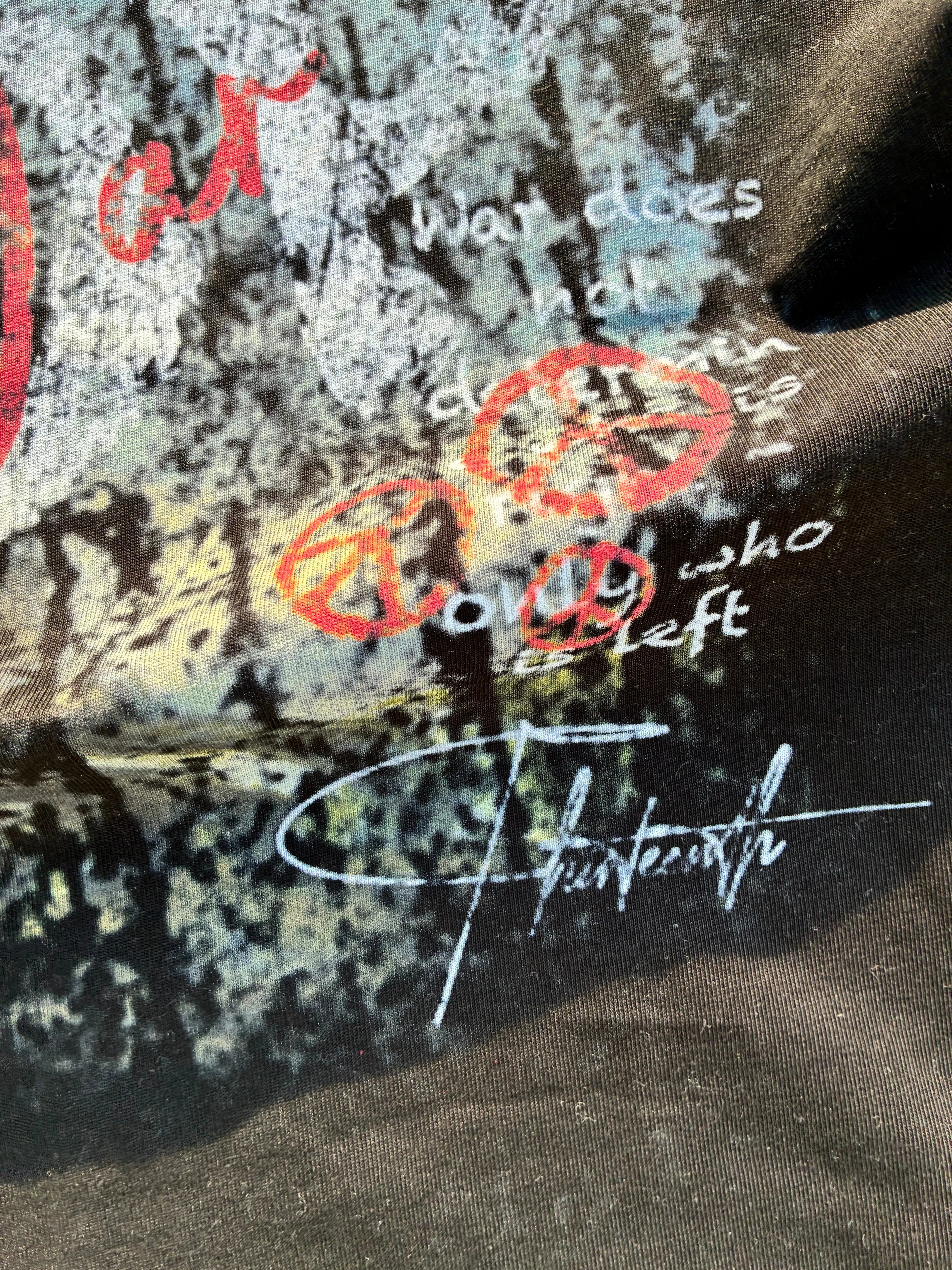 THIRTEENTH “ STOPWAR SIGNATURE “ BLACK TEE ThirteenthXlll