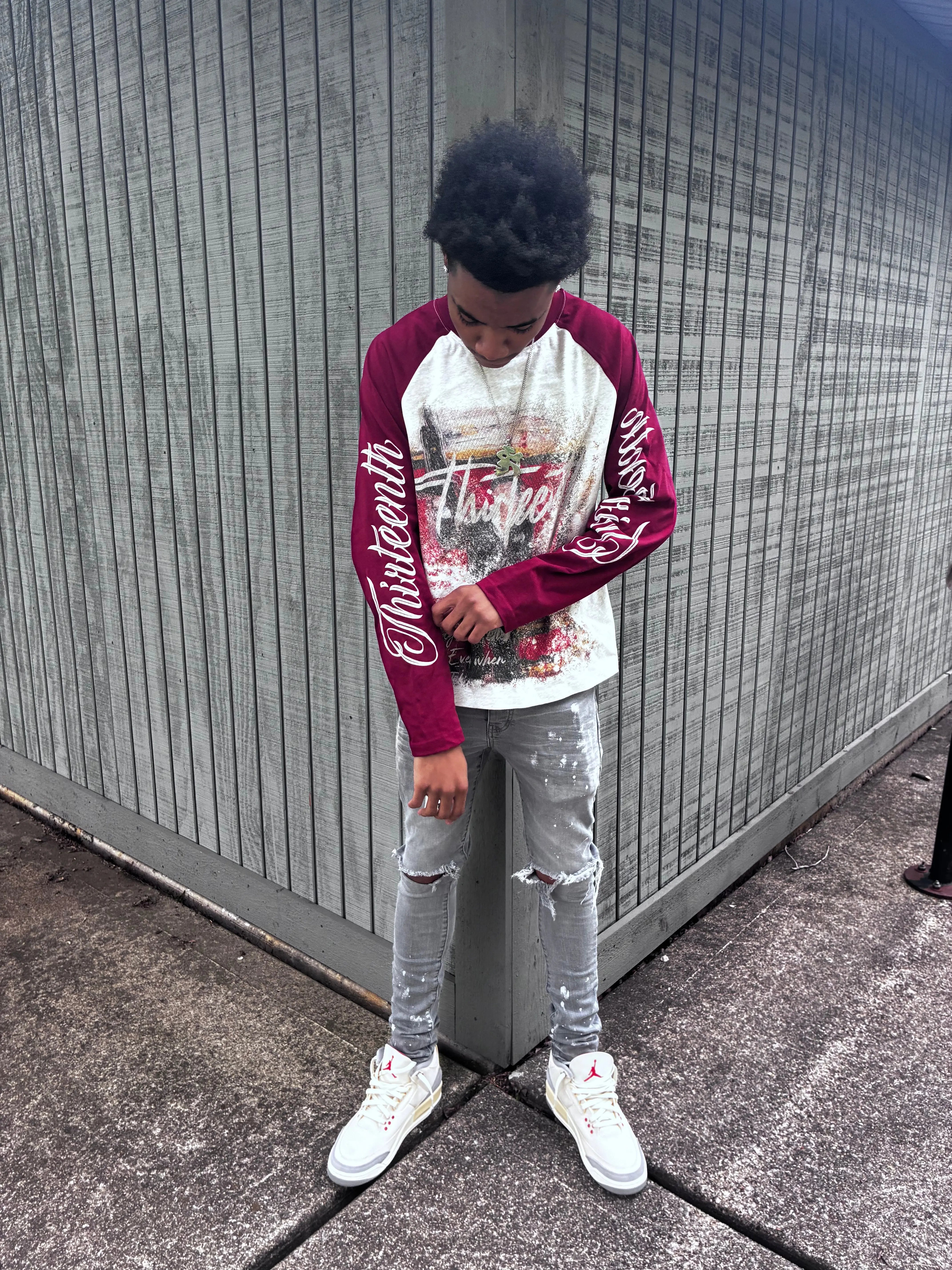 THIRTEENTH " EXPO " LONG SLEEVE SHIRT ThirteenthXlll