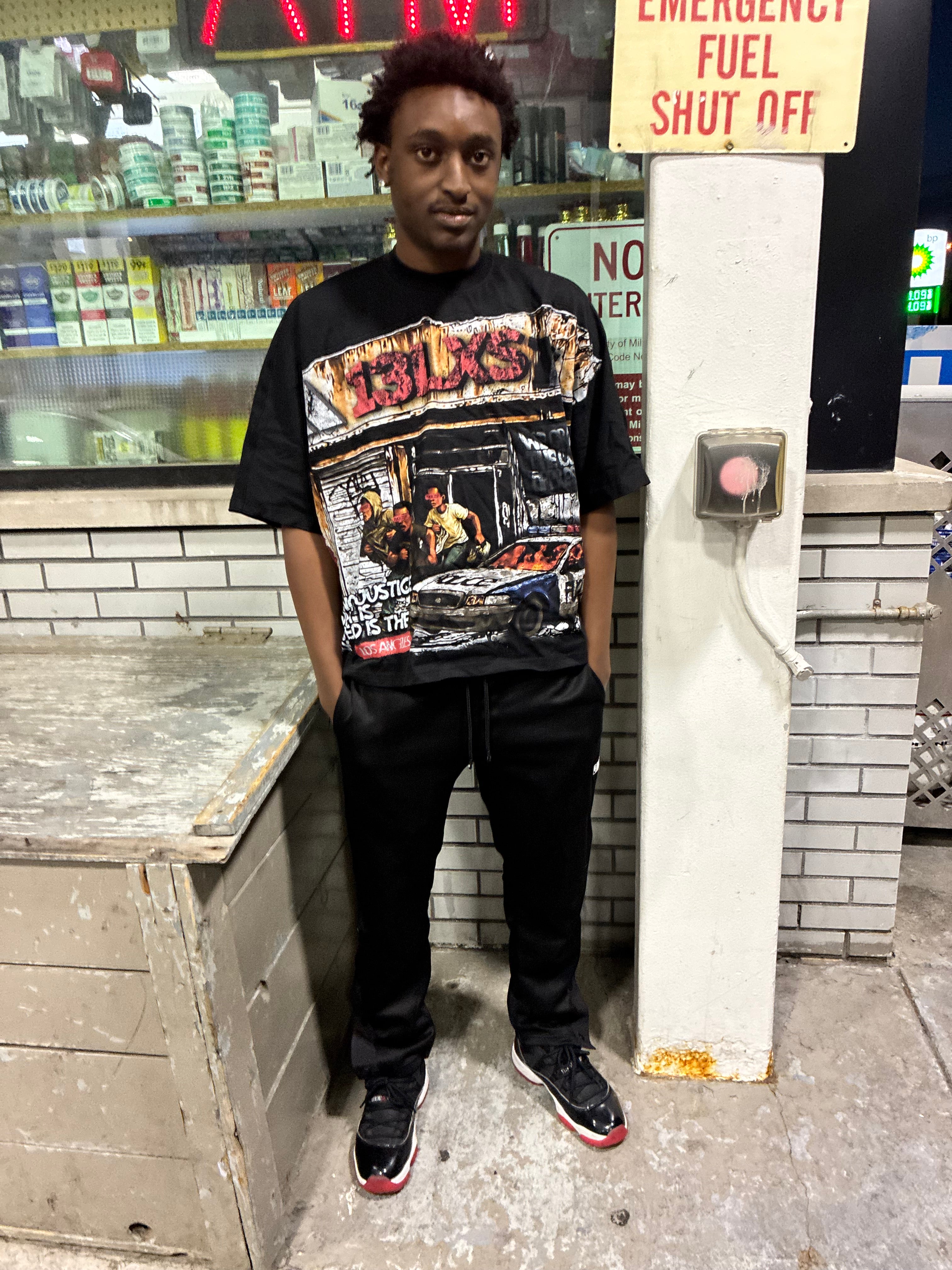 13TH “ RAIDERS “ BLACK TEE